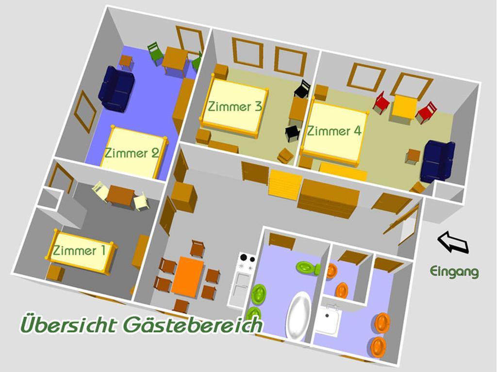 Haus Elbtalaue Apartment Bleckede Ruang foto